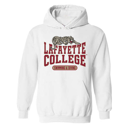 Lafayette College - NCAA Men's Swimming & Diving : Landon Orth - Classic Shersey Hooded Sweatshirt-0