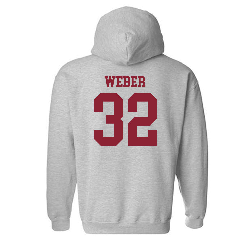 Lafayette College - NCAA Football : Ethan Weber - Classic Shersey Hooded Sweatshirt-1