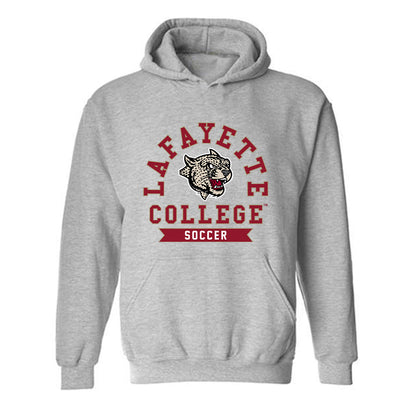 Lafayette College - NCAA Women's Soccer : Era Methoxha - Classic Shersey Hooded Sweatshirt-0