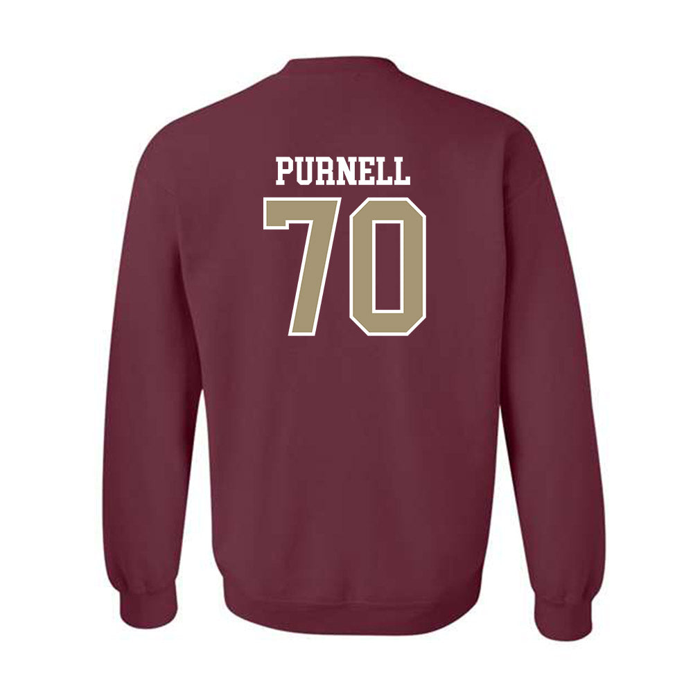 Lafayette College - NCAA Football : Quinn Purnell - Classic Shersey Crewneck Sweatshirt-1