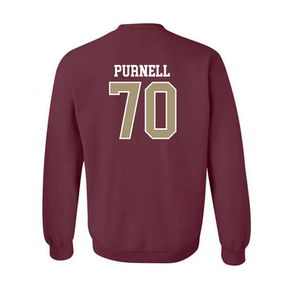 Lafayette College - NCAA Football : Quinn Purnell - Classic Shersey Crewneck Sweatshirt-1