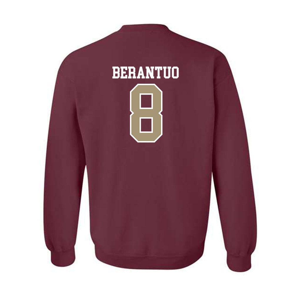 Lafayette College - NCAA Football : Maddox Berantuo - Classic Shersey Crewneck Sweatshirt-1