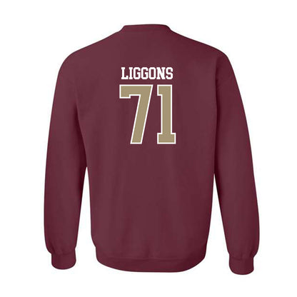 Lafayette College - NCAA Football : Zen Liggons - Classic Shersey Crewneck Sweatshirt-1