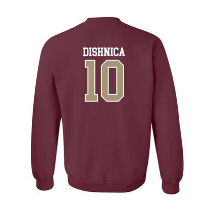Lafayette College - NCAA Men's Soccer : Samir Dishnica - Classic Shersey Crewneck Sweatshirt-1
