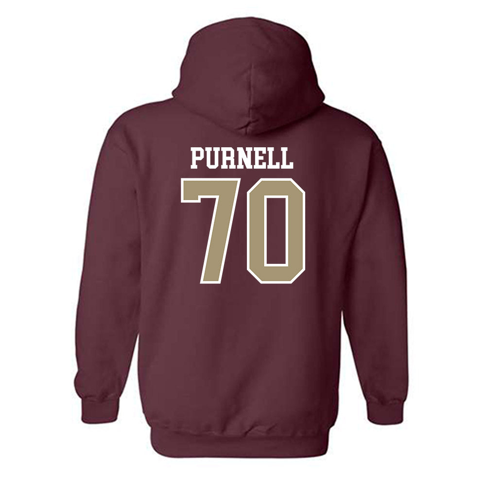 Lafayette College - NCAA Football : Quinn Purnell - Classic Shersey Hooded Sweatshirt-1