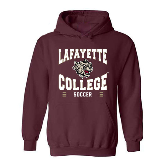 Lafayette College - NCAA Women's Soccer : Mary Claire Galante - Classic Shersey Hooded Sweatshirt-0