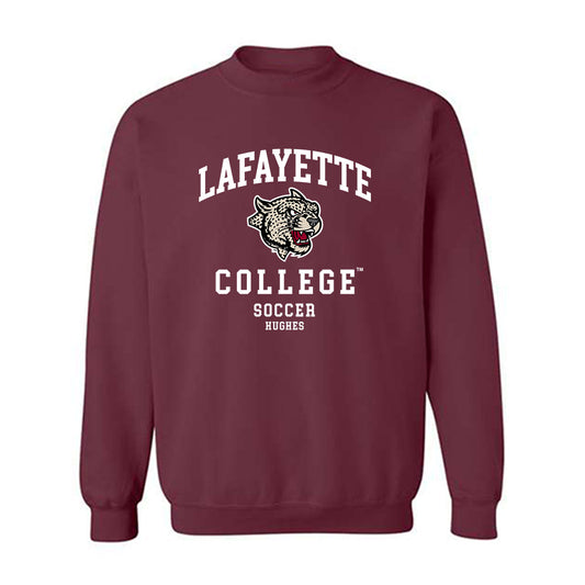 Lafayette College - NCAA Women's Soccer : Alle Hughes - Classic Fashion Shersey Crewneck Sweatshirt-0