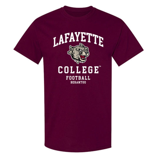 Lafayette College - NCAA Football : Maddox Berantuo - Classic Fashion Shersey T-Shirt-0