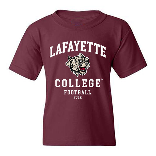 Lafayette College - NCAA Football : Jeremiah Polk - Classic Fashion Shersey Youth T-Shirt-0