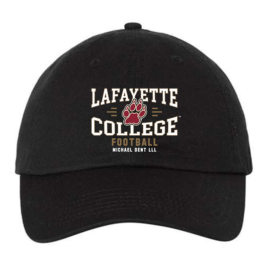 Lafayette College - NCAA Football : Michael Dent lll - Dad Hat-0