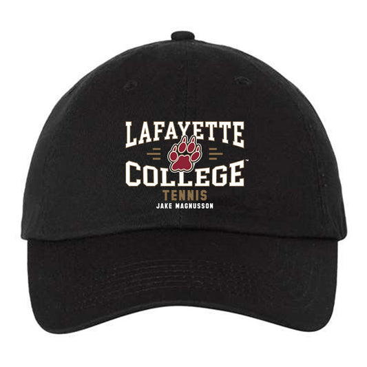 Lafayette College - NCAA Men's Tennis : Jake Magnusson - Dad Hat-0