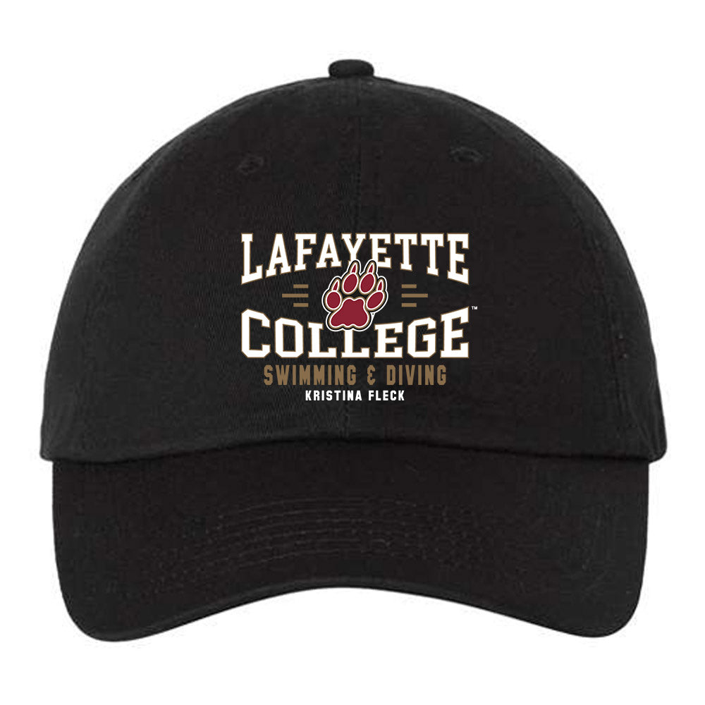 Lafayette College - NCAA Women's Swimming & Diving : Kristina Fleck - Dad Hat-0