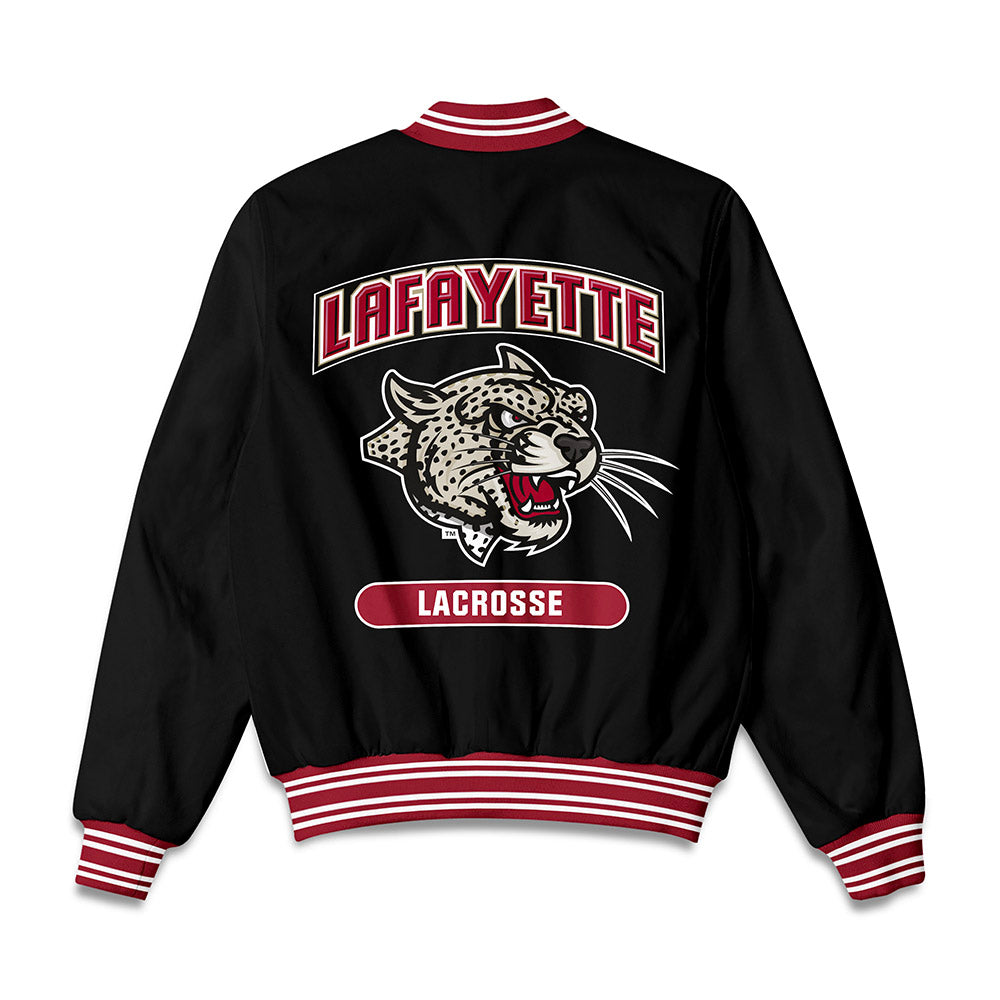 Lafayette College - NCAA Men's Lacrosse : Lowen Martin - Bomber Jacket-1