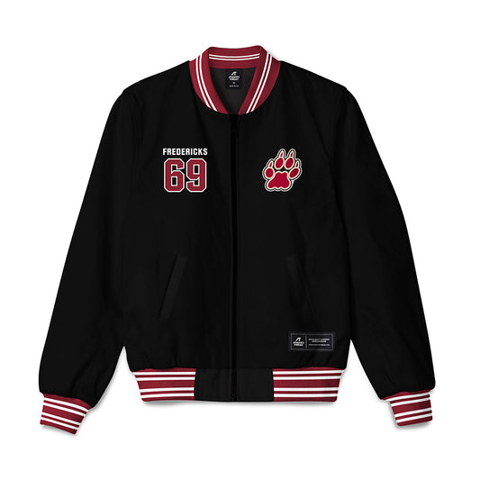 Lafayette College - NCAA Football : Jaivale Fredericks - Bomber Jacket-0