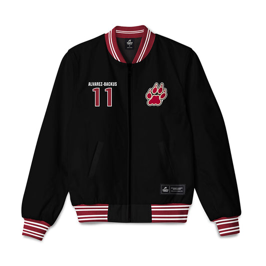 Lafayette College - NCAA Softball : Sophia Alvarez-Backus - Bomber Jacket-0