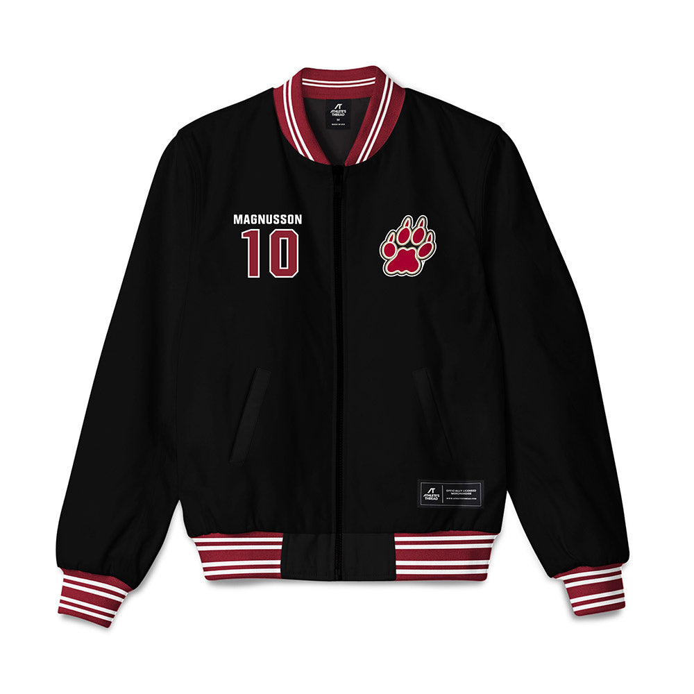 Lafayette College - NCAA Men's Tennis : Jake Magnusson - Bomber Jacket-0