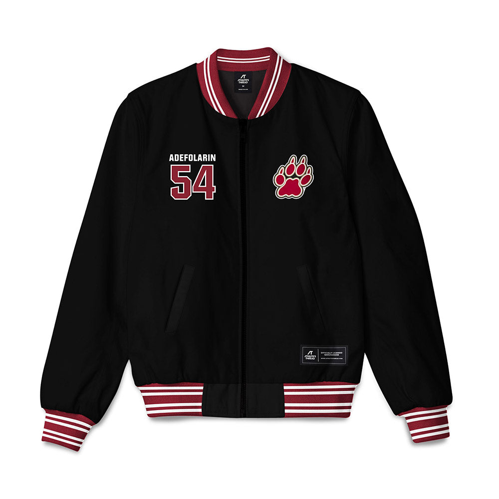 Lafayette College - NCAA Football : Daniel Adefolarin - Bomber Jacket-0
