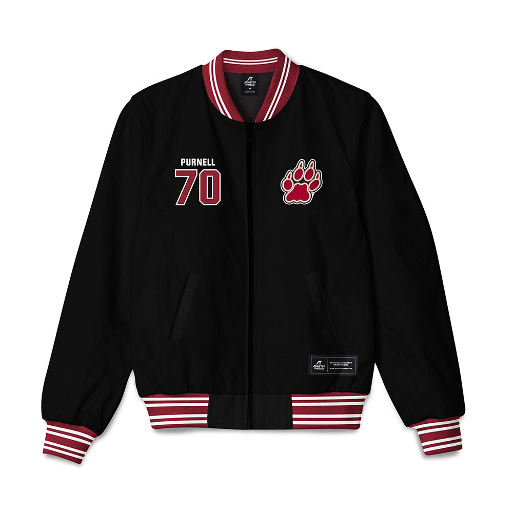 Lafayette College - NCAA Football : Quinn Purnell - Bomber Jacket-0