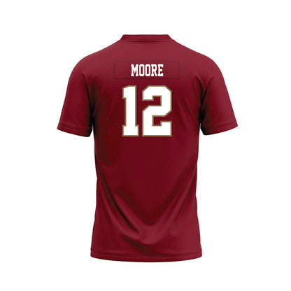 Lafayette College - NCAA Football : Cairo Moore - Red Premium Football Jersey-1