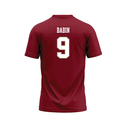 Lafayette College - NCAA Football : Joshua Babin - Red Premium Football Jersey-1