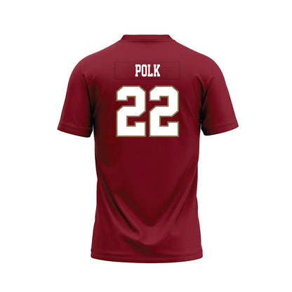 Lafayette College - NCAA Football : Jeremiah Polk - Red Premium Football Jersey-1