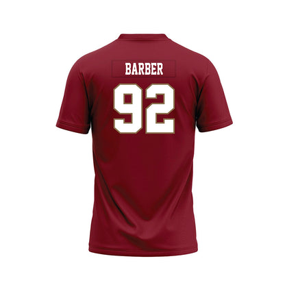 Lafayette College - NCAA Football : Will Barber - Red Premium Football Jersey-1