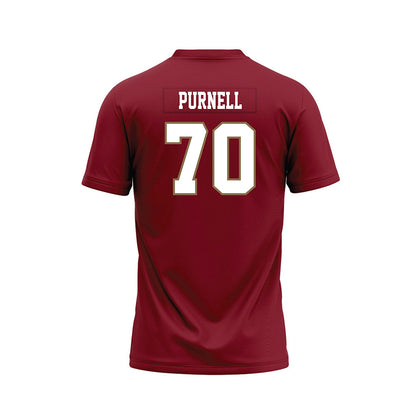 Lafayette College - NCAA Football : Quinn Purnell - Red Premium Football Jersey-1