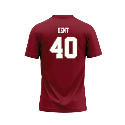 Lafayette College - NCAA Football : Michael Dent - Red Premium Football Jersey-1