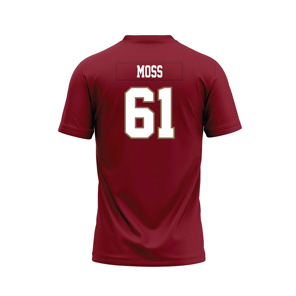 Lafayette College - NCAA Football : Parker Moss - Red Premium Football Jersey-1