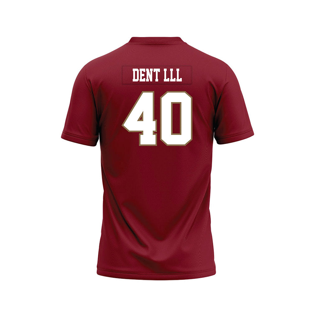 Lafayette College - NCAA Football : Michael Dent lll - Red Premium Football Jersey-1