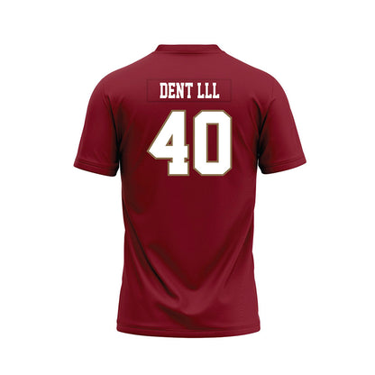 Lafayette College - NCAA Football : Michael Dent lll - Red Premium Football Jersey-1