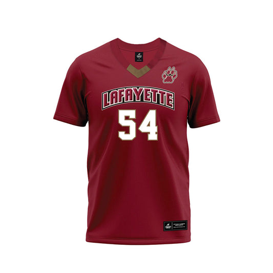 Lafayette College - NCAA Football : Mcbright Ndukwe - Red Premium Football Jersey-0