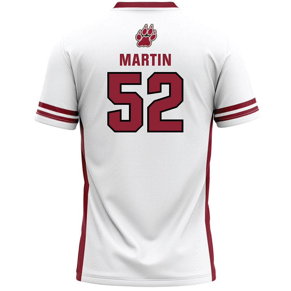 Lafayette College - NCAA Men's Lacrosse : Lowen Martin - White Lacrosse Jersey-1