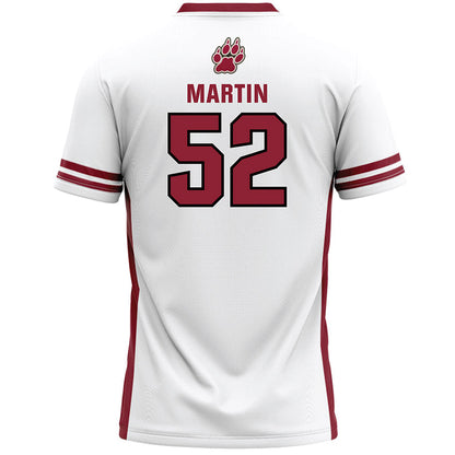 Lafayette College - NCAA Men's Lacrosse : Lowen Martin - White Lacrosse Jersey-1