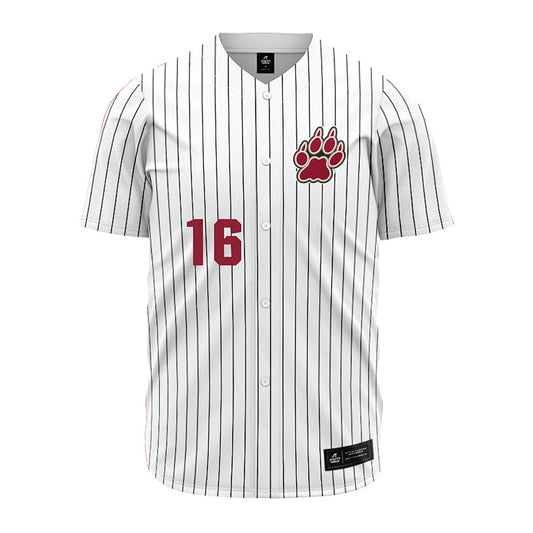 Lafayette College - NCAA Baseball : Curtis Chropuvka - Red Striped Jersey-0