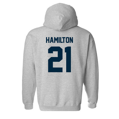 Wyoming - NCAA Football : Nico Hamilton - Classic Fashion Shersey Hooded Sweatshirt-1