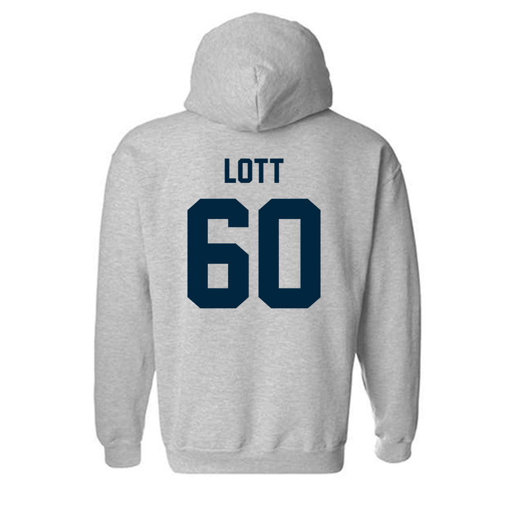 Wyoming - NCAA Football : Grant Lott - Classic Fashion Shersey Hooded Sweatshirt-1