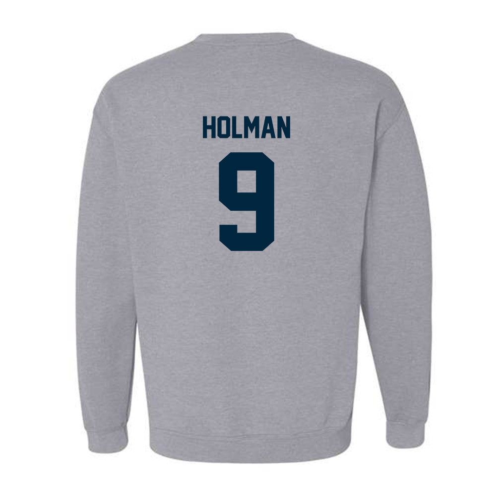 Wyoming - NCAA Football : Jackson Holman - Classic Fashion Shersey Crewneck Sweatshirt-1