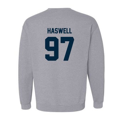 Wyoming - NCAA Football : Alexander Haswell - Classic Fashion Shersey Crewneck Sweatshirt-1