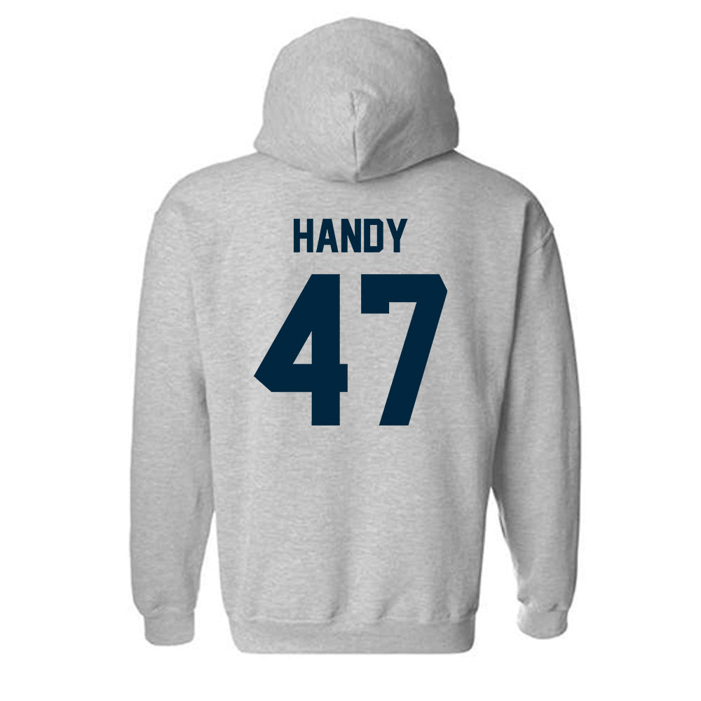 Wyoming - NCAA Football : Jason Handy - Classic Fashion Shersey Hooded Sweatshirt-1