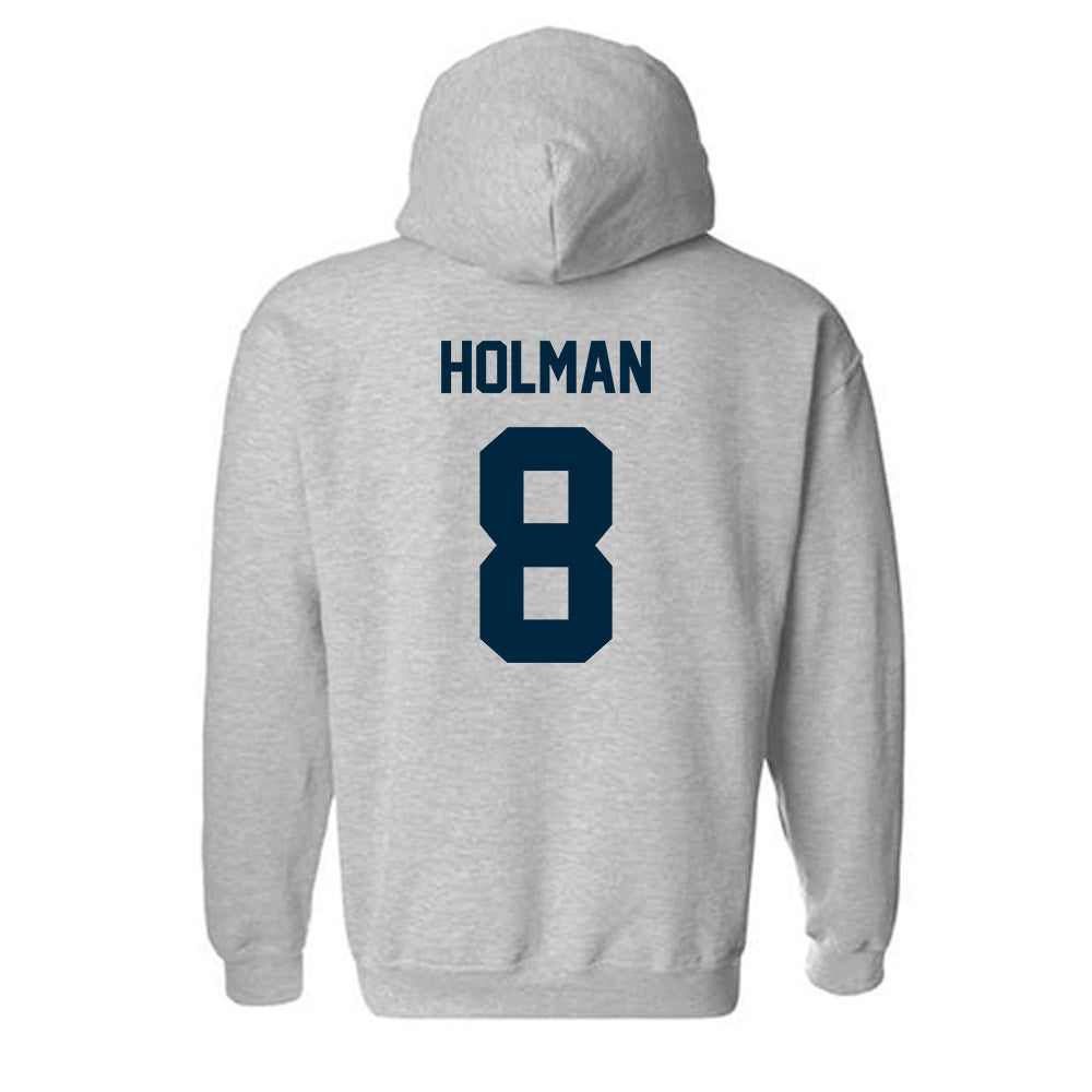 Wyoming - NCAA Football : Markell Holman - Classic Fashion Shersey Hooded Sweatshirt-1