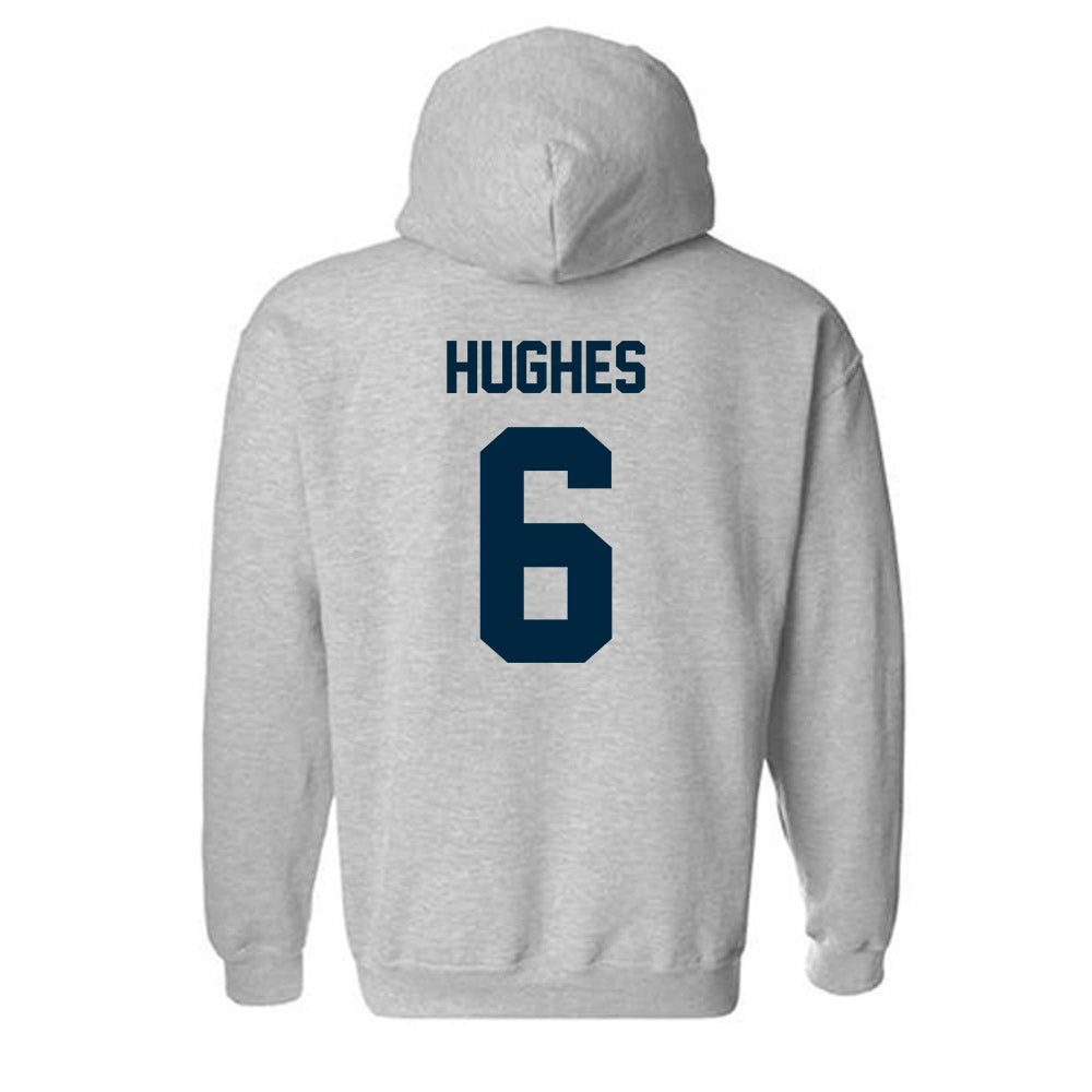 Wyoming - NCAA Football : Tyler Hughes - Classic Fashion Shersey Hooded Sweatshirt-1