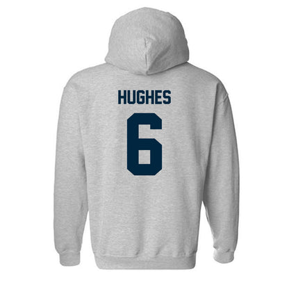 Wyoming - NCAA Football : Tyler Hughes - Classic Fashion Shersey Hooded Sweatshirt-1