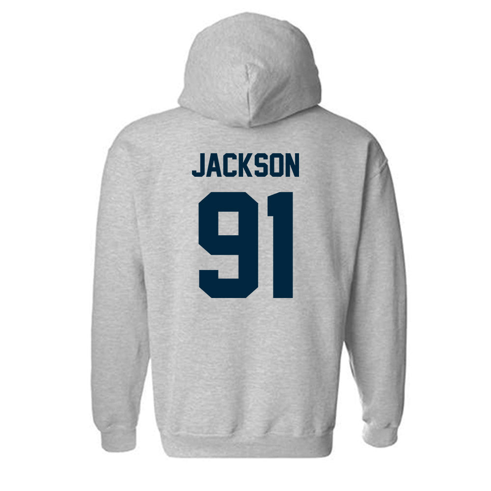 Wyoming - NCAA Football : Xavier Jackson - Classic Fashion Shersey Hooded Sweatshirt-1
