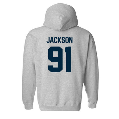 Wyoming - NCAA Football : Xavier Jackson - Classic Fashion Shersey Hooded Sweatshirt-1