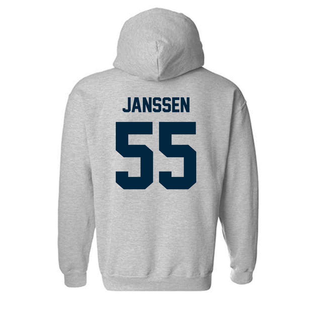 Wyoming - NCAA Football : Kalvin Janssen - Classic Fashion Shersey Hooded Sweatshirt-1