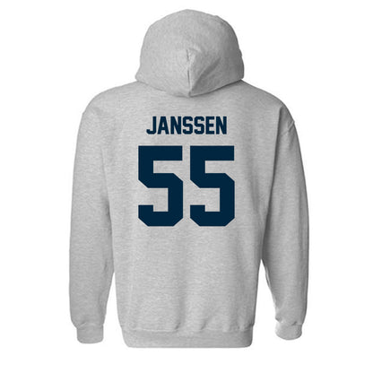 Wyoming - NCAA Football : Kalvin Janssen - Classic Fashion Shersey Hooded Sweatshirt-1