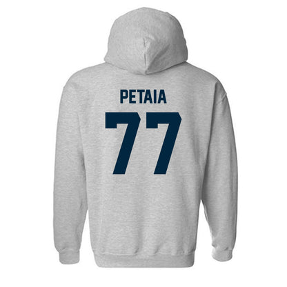 Wyoming - NCAA Football : Josiah Petaia - Classic Fashion Shersey Hooded Sweatshirt-1