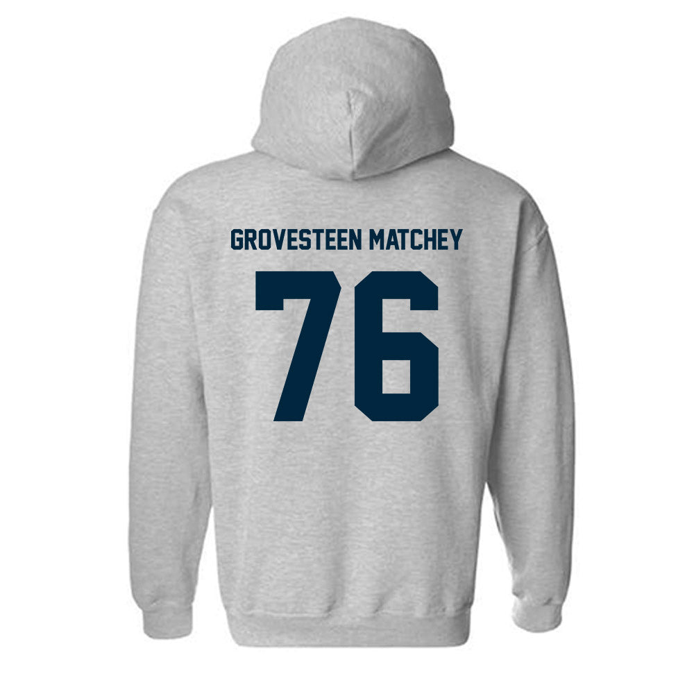 Wyoming - NCAA Football : Quinn Grovesteen Matchey - Classic Fashion Shersey Hooded Sweatshirt