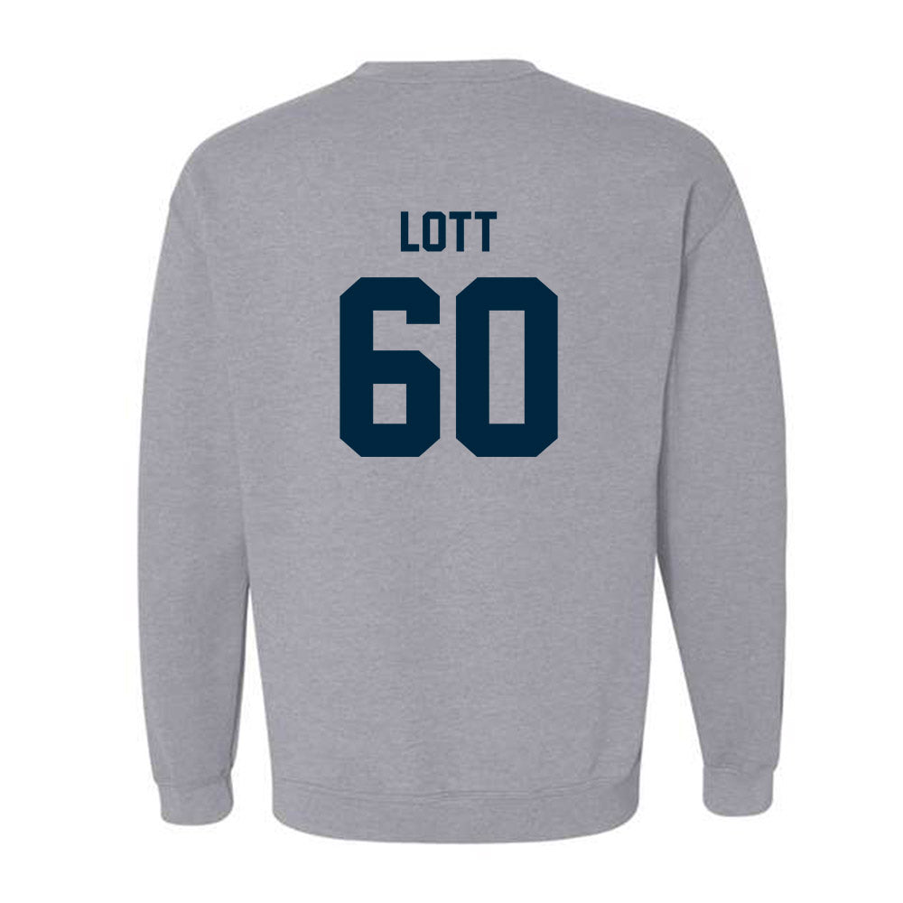 Wyoming - NCAA Football : Grant Lott - Classic Fashion Shersey Crewneck Sweatshirt-1